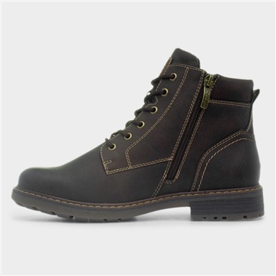 Ecuador Mens Brown Lace Up Ankle Boot