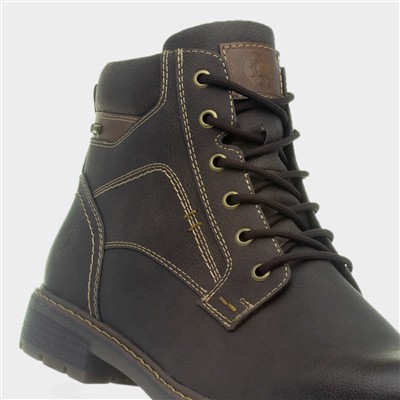 Ecuador Mens Brown Lace Up Ankle Boot