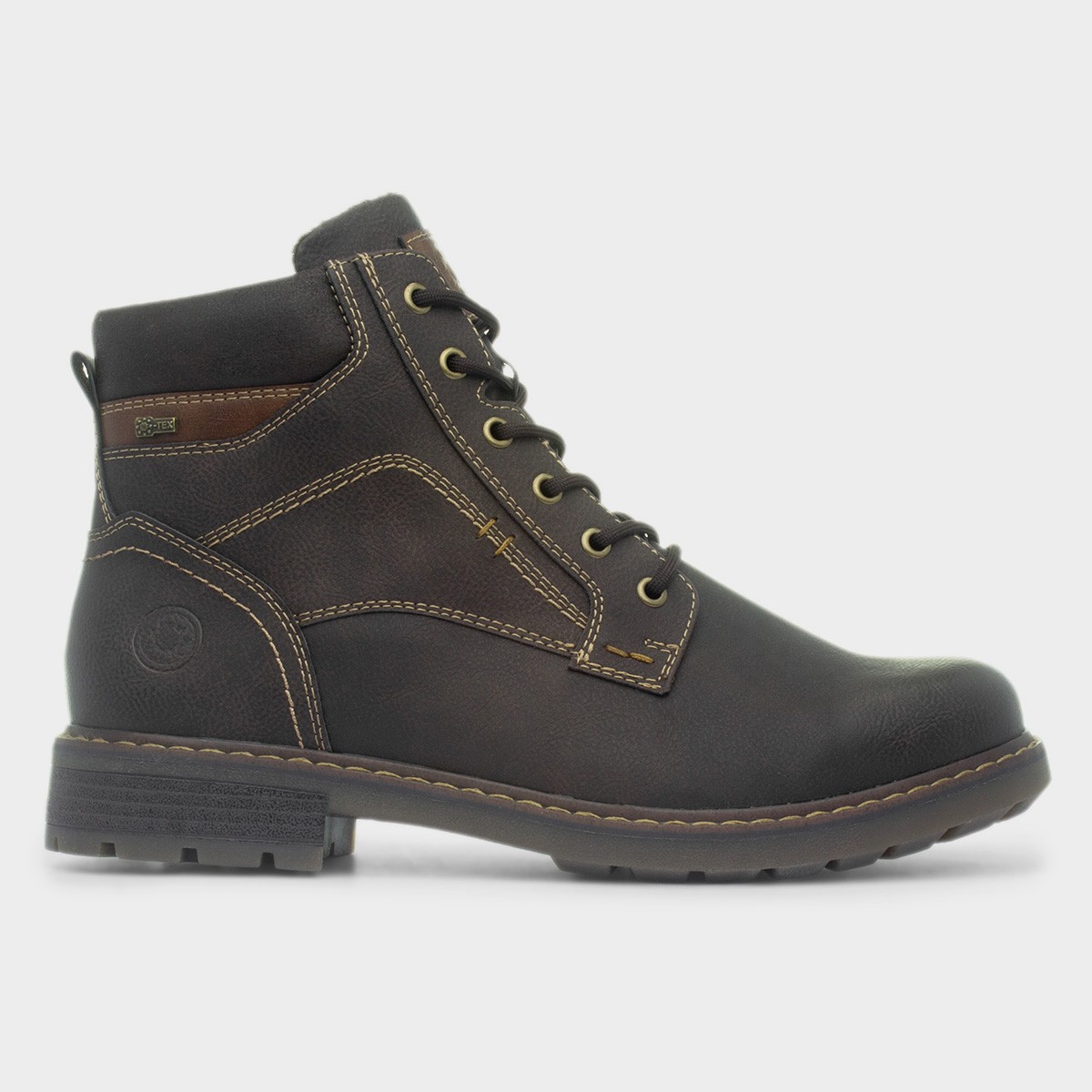 Ecuador Mens Brown Lace Up Ankle Boot