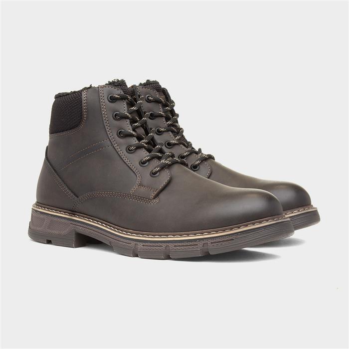 Drakensburg Mens Brown Lace Up Boot