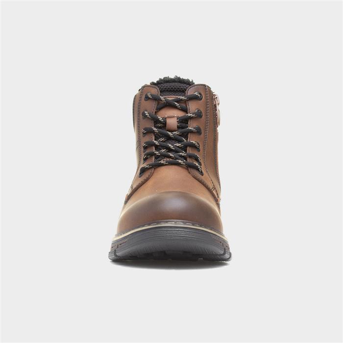 Drakensburg Mens Tan Lace Up Boot