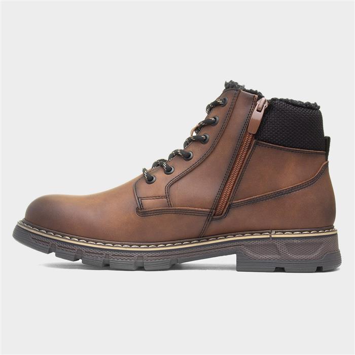 Drakensburg Mens Tan Lace Up Boot
