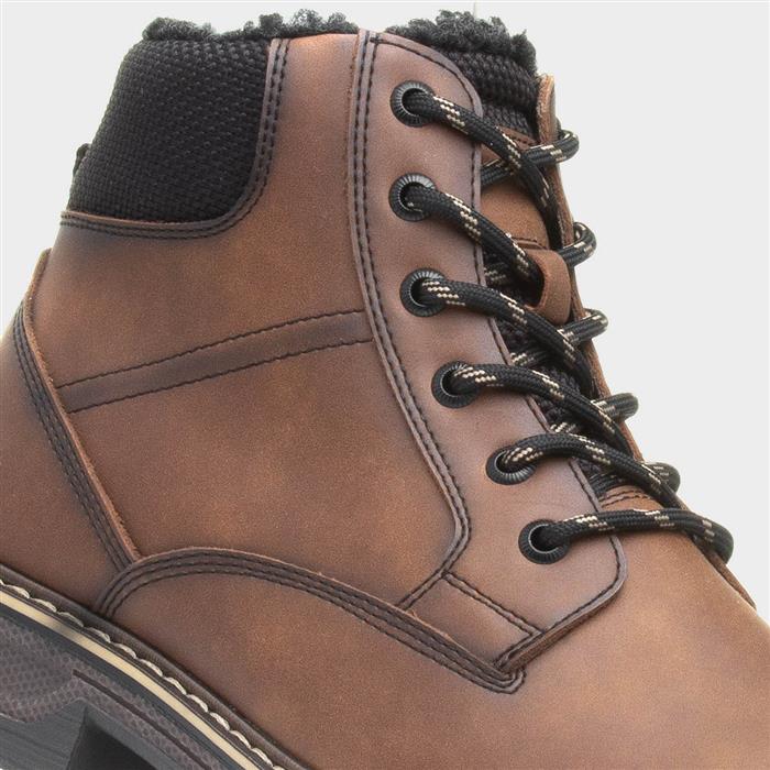 Drakensburg Mens Tan Lace Up Boot