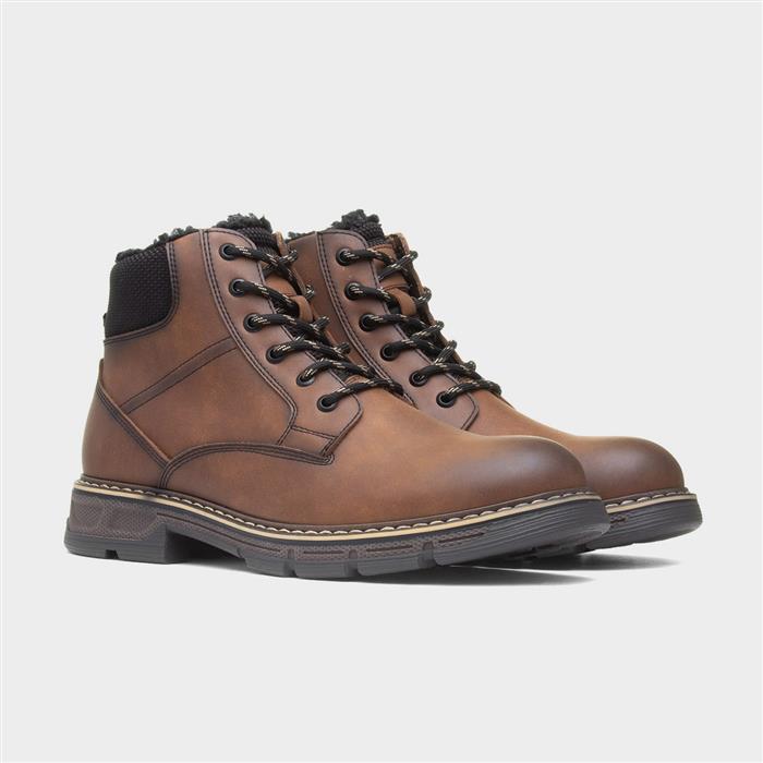 Drakensburg Mens Tan Lace Up Boot