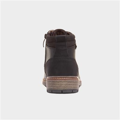 Jayden Mens Black Ankle Boot