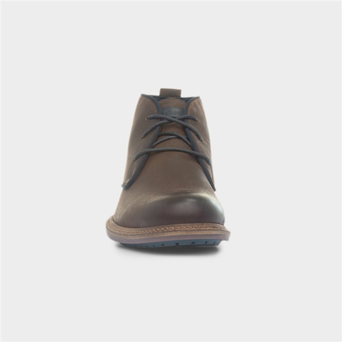 Jett Mens Brown Lace Up Leather Boot