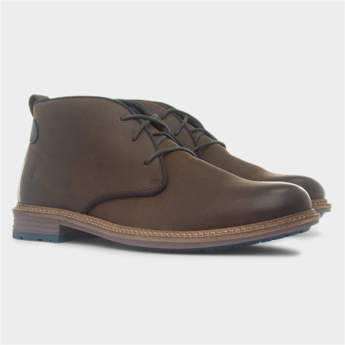 Jett Mens Brown Lace Up Leather Boot