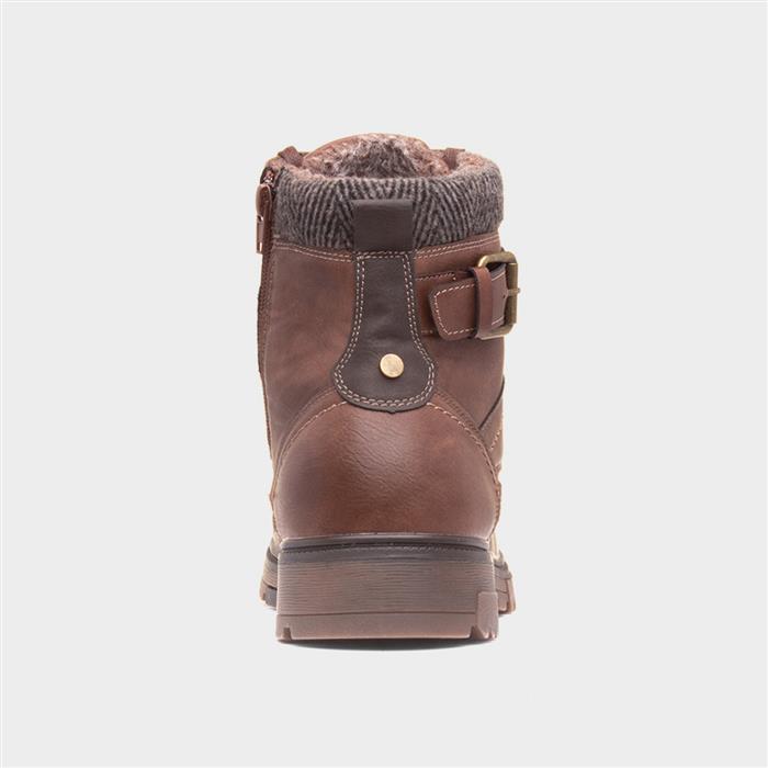Sierra Mens Brown Lace Up Ankle Boot
