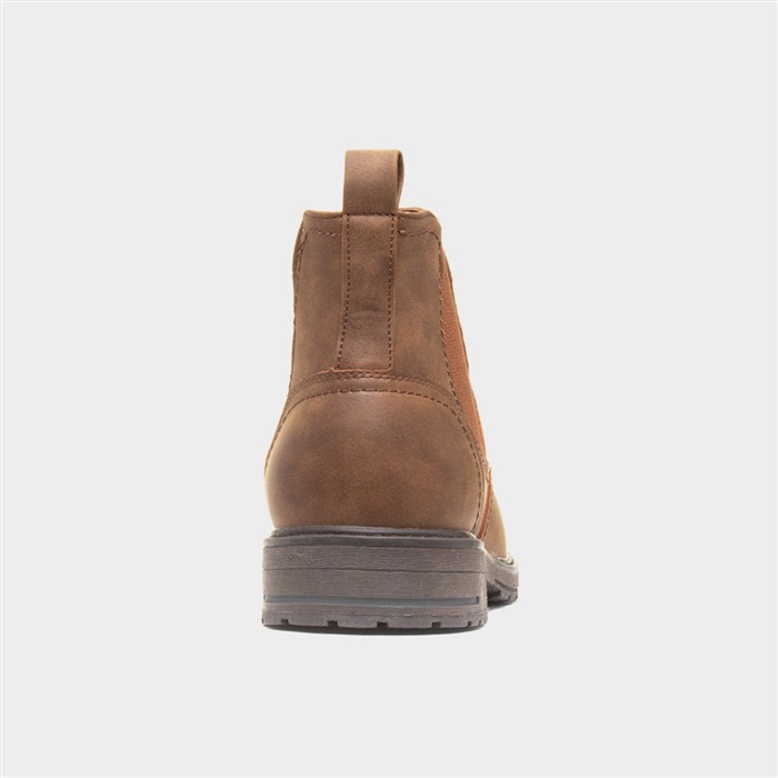 Atlas Mens Tan Ankle Chelsea Boot