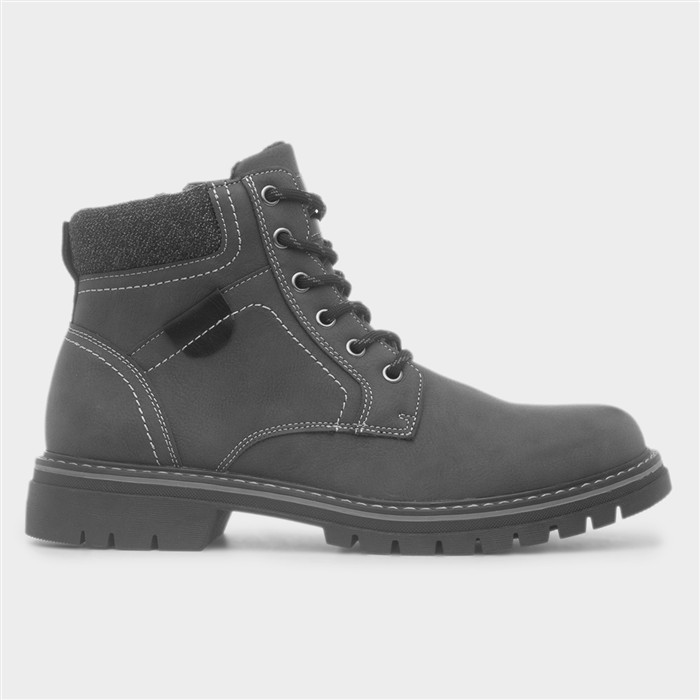 Cairngorm Mens Grey Lace Up Ankle Boot