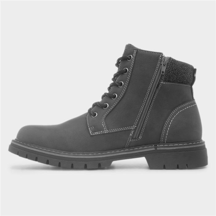 Cairngorm Mens Grey Lace Up Ankle Boot