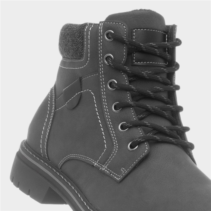 Cairngorm Mens Grey Lace Up Ankle Boot