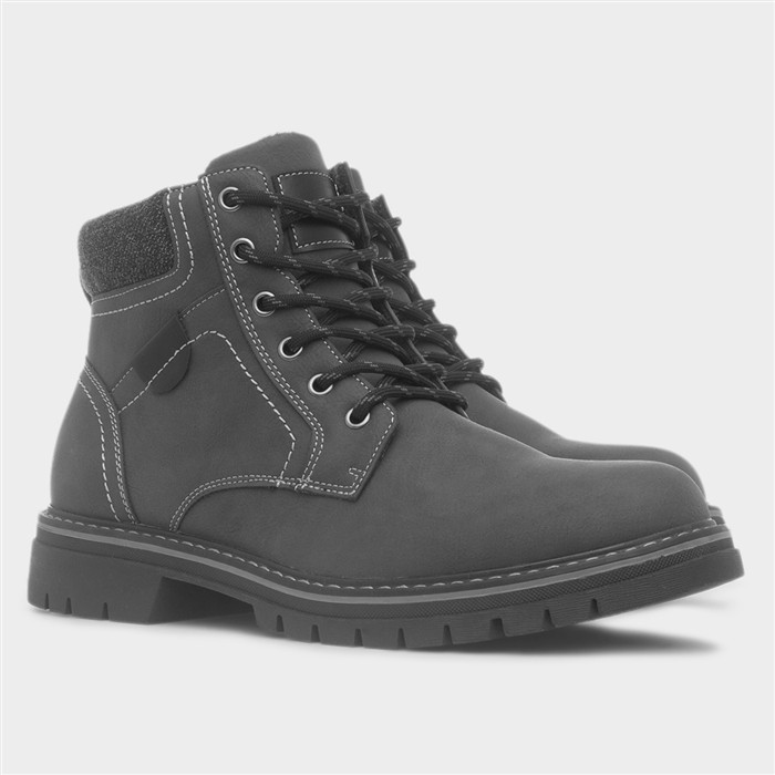 Cairngorm Mens Grey Lace Up Ankle Boot