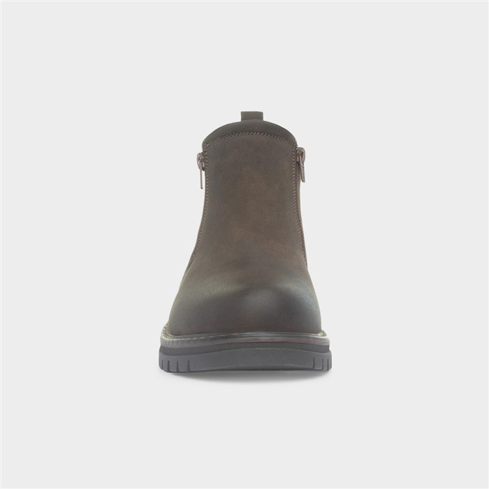Wicklow Mens Brown Zip Up Ankle Boot