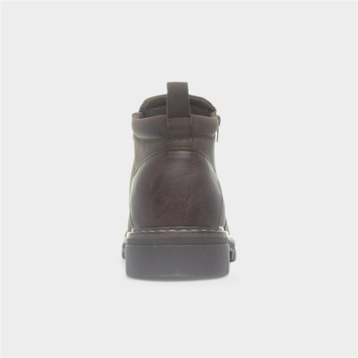 Wicklow Mens Brown Zip Up Ankle Boot