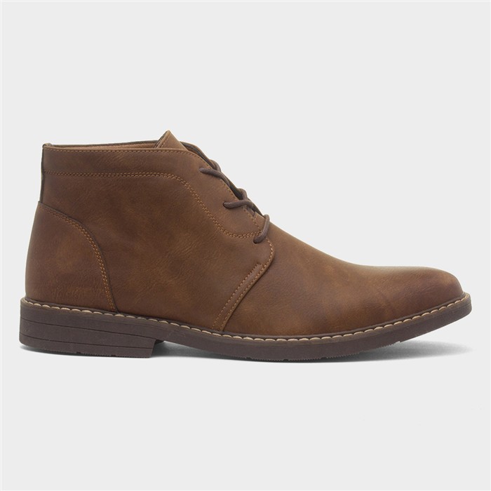 Tandy Mens Tan Ankle Chukka Boot