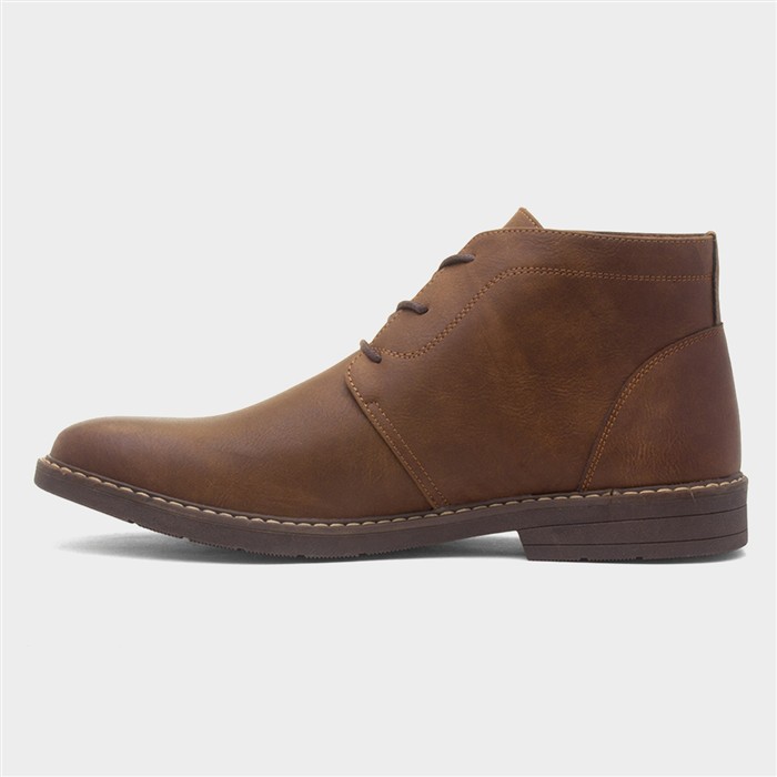 Tandy Mens Tan Ankle Chukka Boot