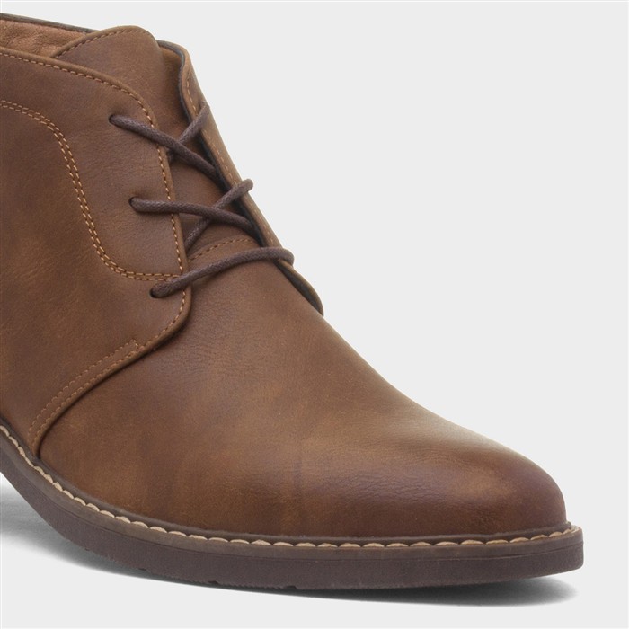 Tandy Mens Tan Ankle Chukka Boot