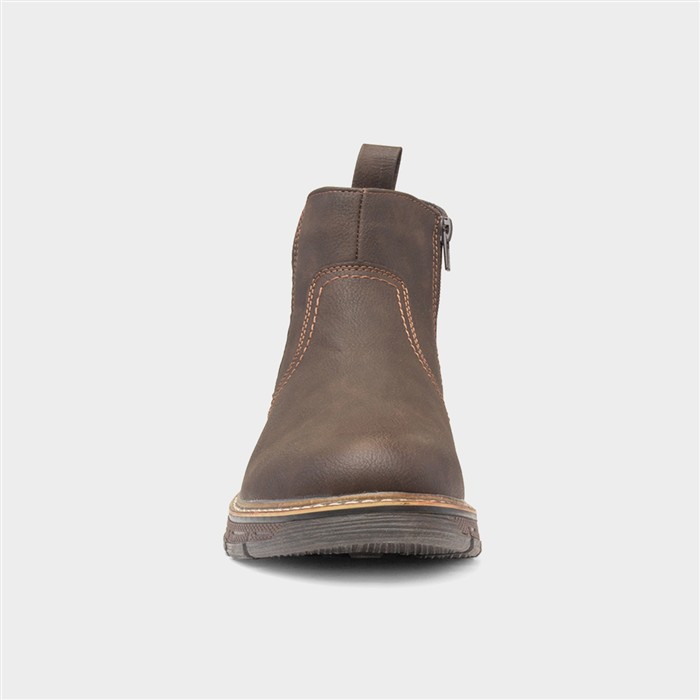 Andes Mens Brown Ankle Chelsea Boot