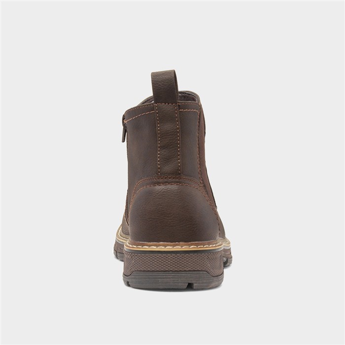 Andes Mens Brown Ankle Chelsea Boot