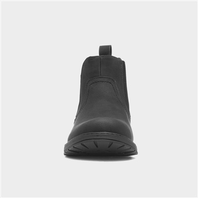 Atlas Mens Black Ankle Chelsea Boot