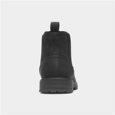 Atlas Mens Black Ankle Chelsea Boot