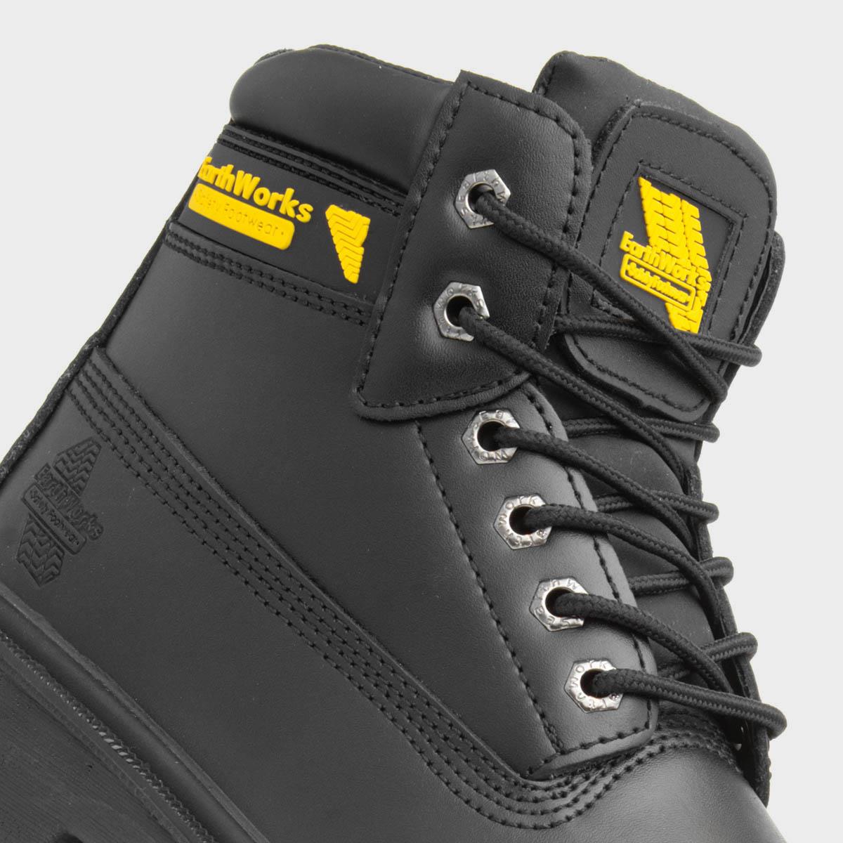 EarthWorks Mens Lace Up Safety Boot in 