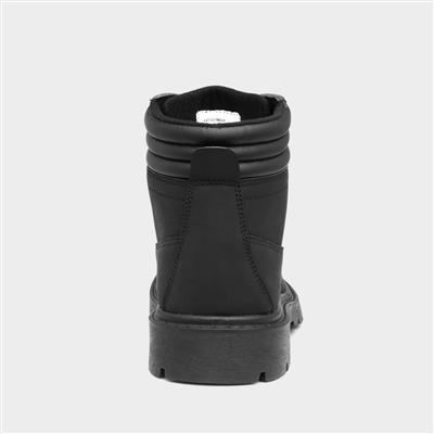 Mens Black Lace Up Boot