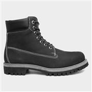 Stone Creek Andes Mens Black Nubuck Leather Boot (Click For Details)