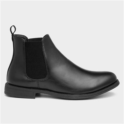 Briggs Mens Black Smart Chelsea Boot