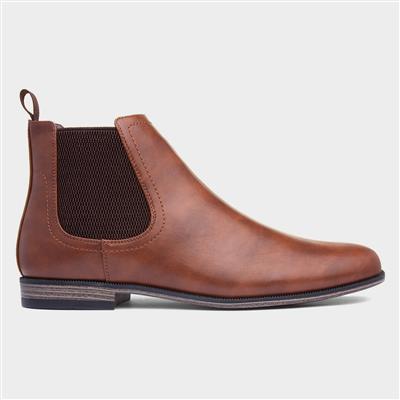 Boston Mens Brown Ankle Boot