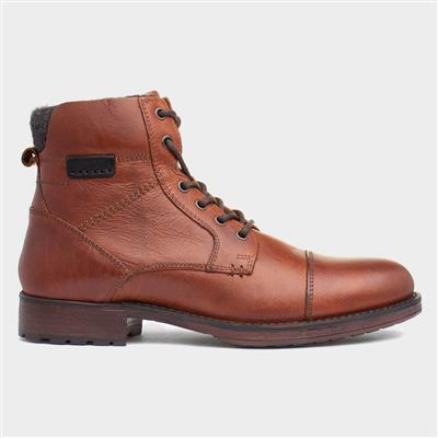 Hawkes Mens Brown Leather Boot