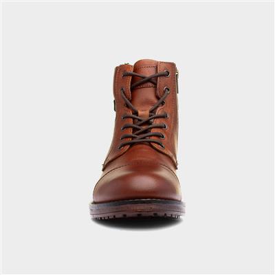 Hawkes Mens Brown Leather Boot