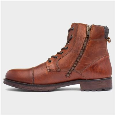 Hawkes Mens Brown Leather Boot
