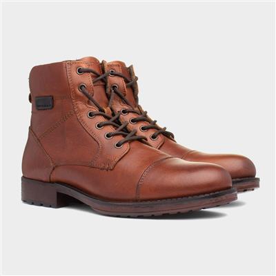 Hawkes Mens Brown Leather Boot