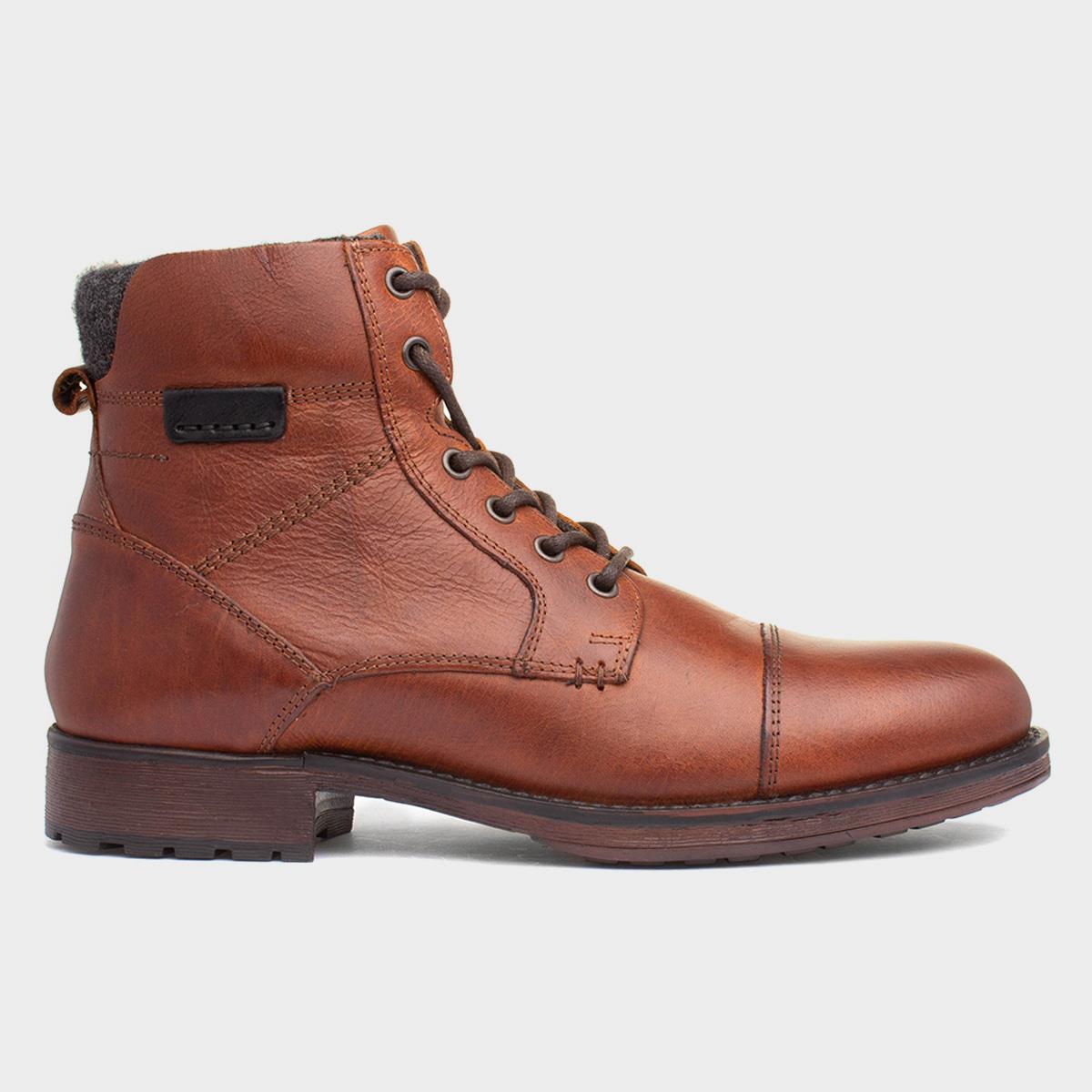 Hawkes Mens Brown Leather Boot