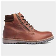 Stone Creek Sawston Mens Brown Leather Ankle Boot (Click For Details)