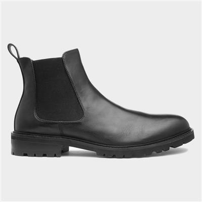 Leeds Mens Black Chelsea Boot