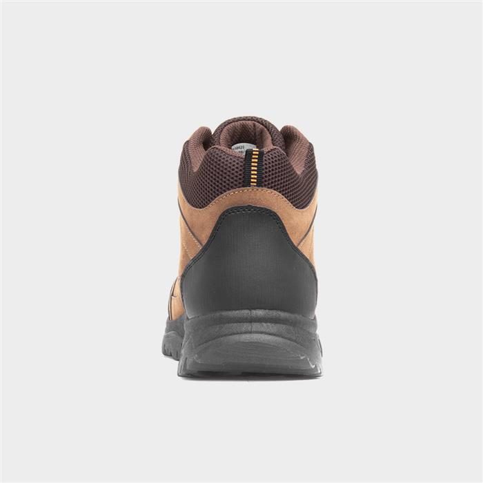 Mens Brown Walking Hiker Boot
