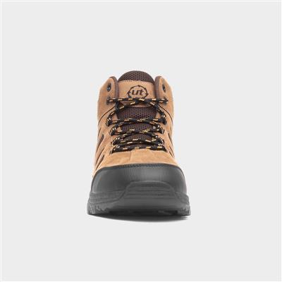 Mens Brown Walking Hiker Boot