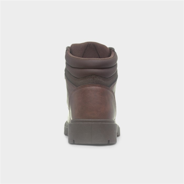 Noel Mens Brown Lace Up Ankle Boot
