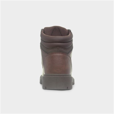 Noel Mens Brown Lace Up Ankle Boot