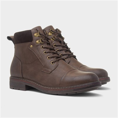 Mens Brown Ankle Boots