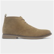 Beckett Mens Taupe Lace Up Desert Boot (Click For Details)