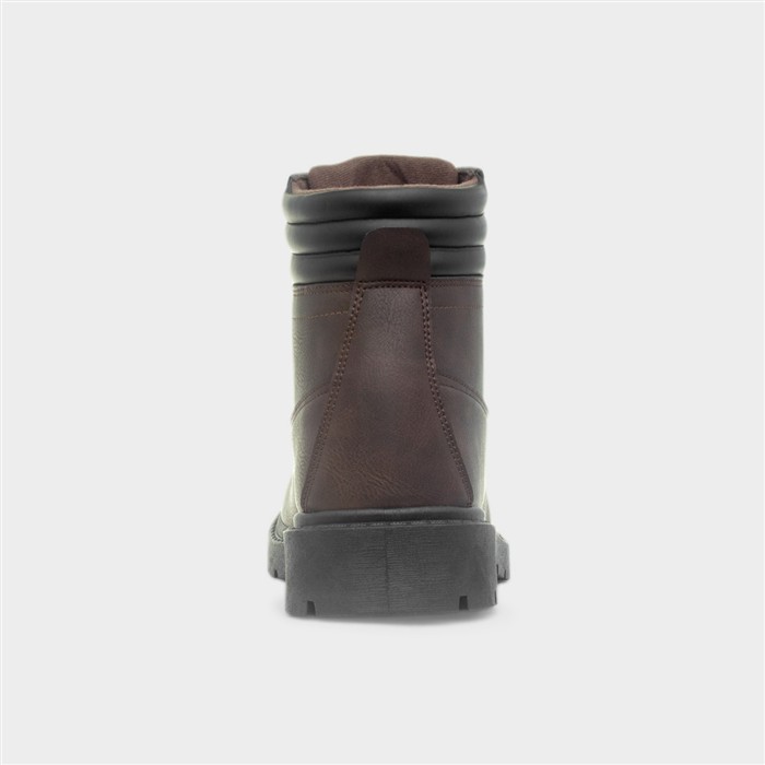 Bill Mens Brown Lace Up Boot