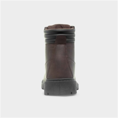Bill Mens Brown Lace Up Boot