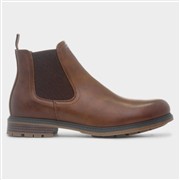 Beckett Mens Tan Pull On Ankle Chelsea Boot (Click For Details)