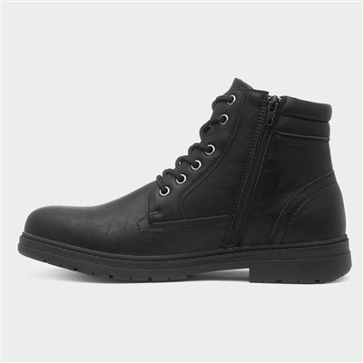 Mens Black Ankle Boot