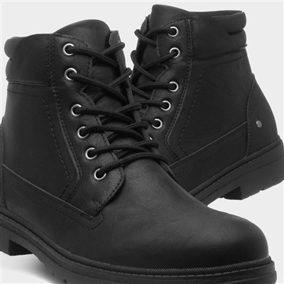 Mens Black Ankle Boot