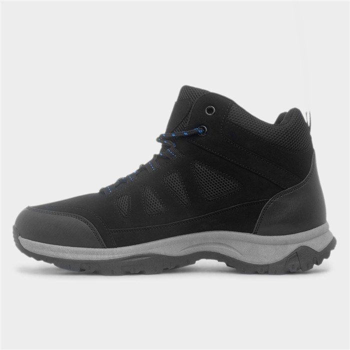 Men's Black Lace Up Ankle Boots